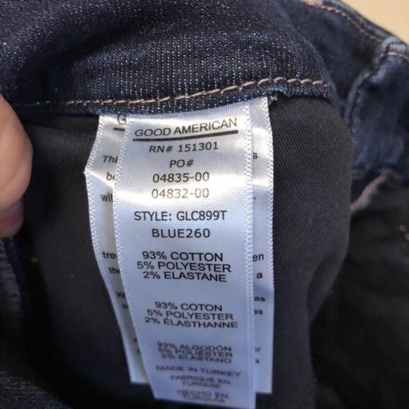 NWT Good American Good Legs Crop Jeans 25 - Picture 5 of 5